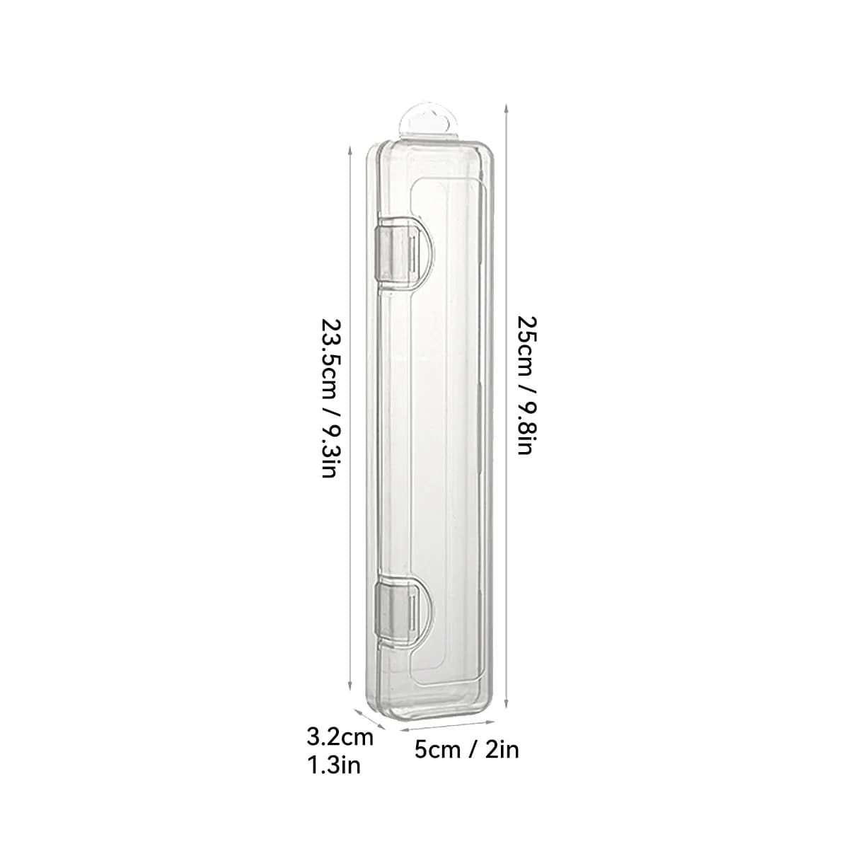 Portable Transparent Tableware Box Travel Flatware Storage Box With Flip Cover Dustproof Chopsticks Forks Spoon Cutlery Case