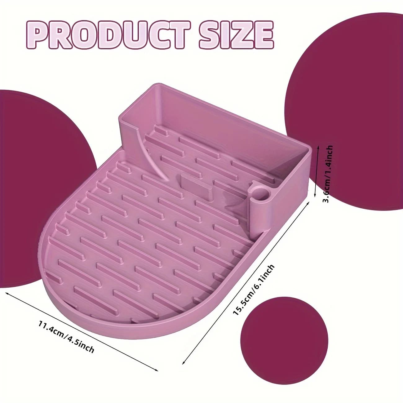 Silicone High Quality Tumbler Dry Store Rack Rack Tumbler Drying Station for Cleaning Cups and Storage Water Cup Holder