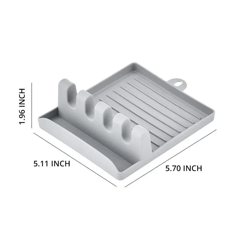 [Hot Sales] 1Pcspatula Rack Pot Lid Rack Shelves Counter Top Shovel Spoon Shelf Soup Spoon Pad Put Soup Spoon Chopsticks Holder