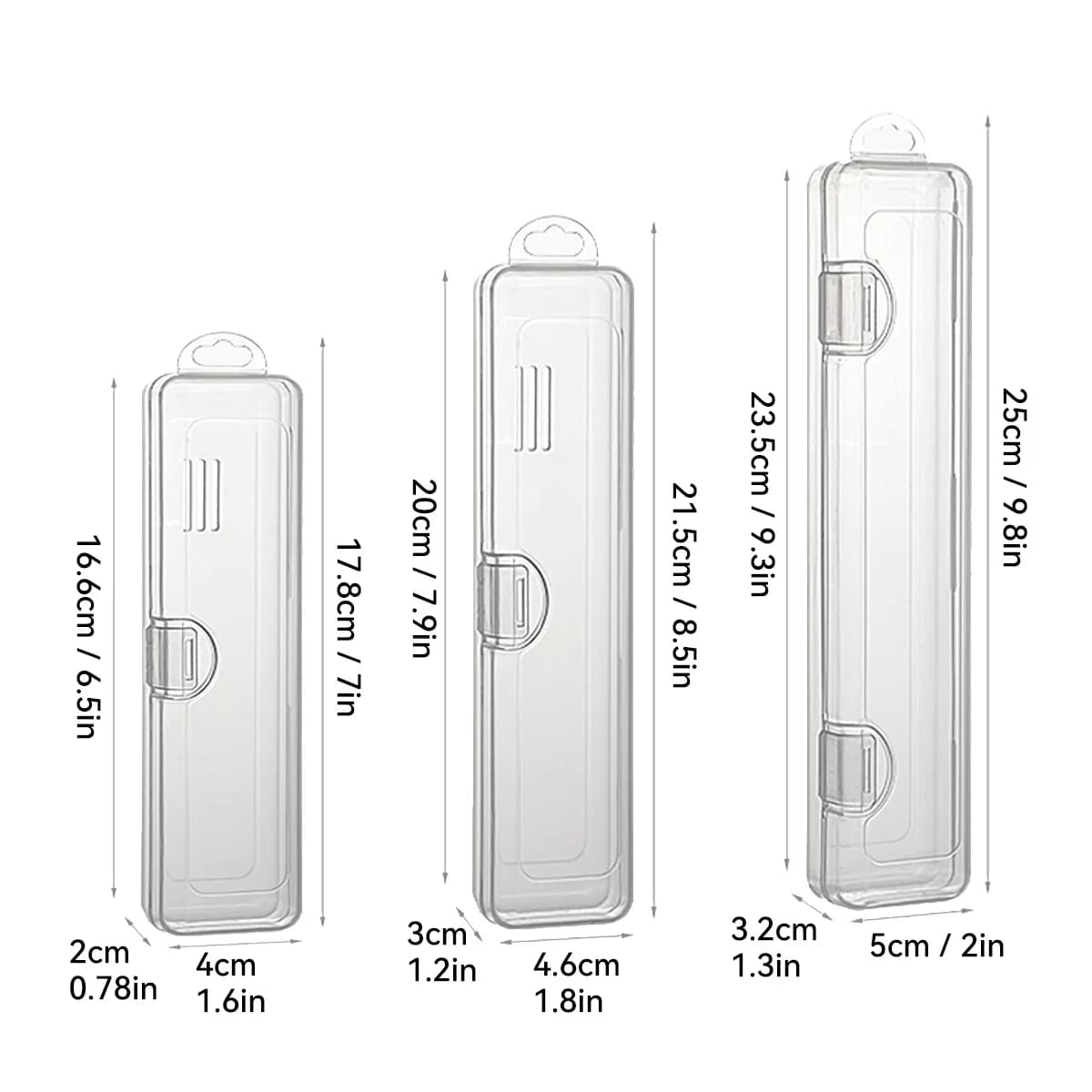 Portable Transparent Tableware Box Travel Flatware Storage Box With Flip Cover Dustproof Chopsticks Forks Spoon Cutlery Case